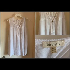 White Business Casual Tank Top